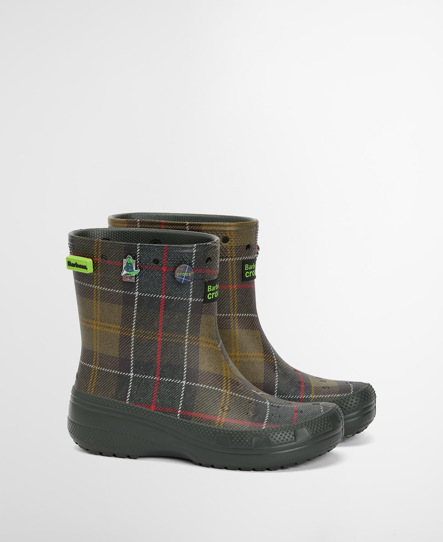 Barbour x Crocs Boots