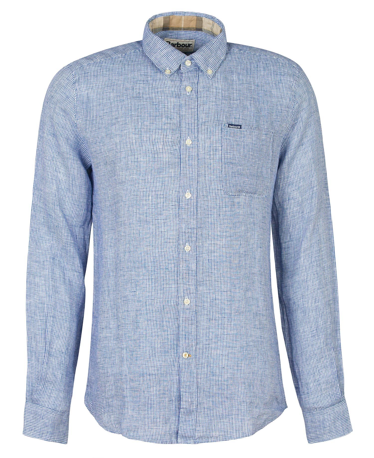 Linton Tailored Long-Sleeved Linen Shirt