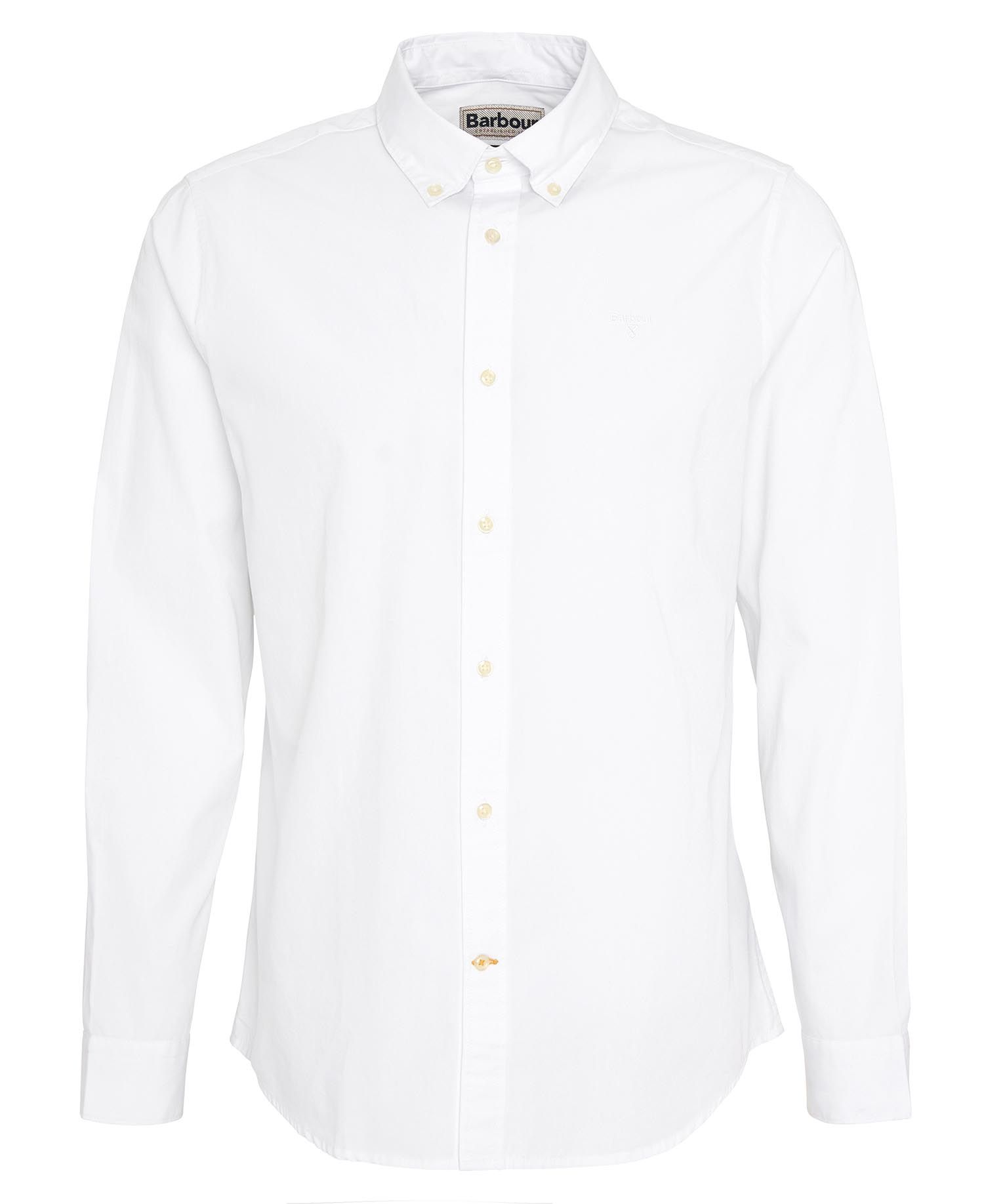 Crest Poplin Tailored Long-Sleeved Shirt