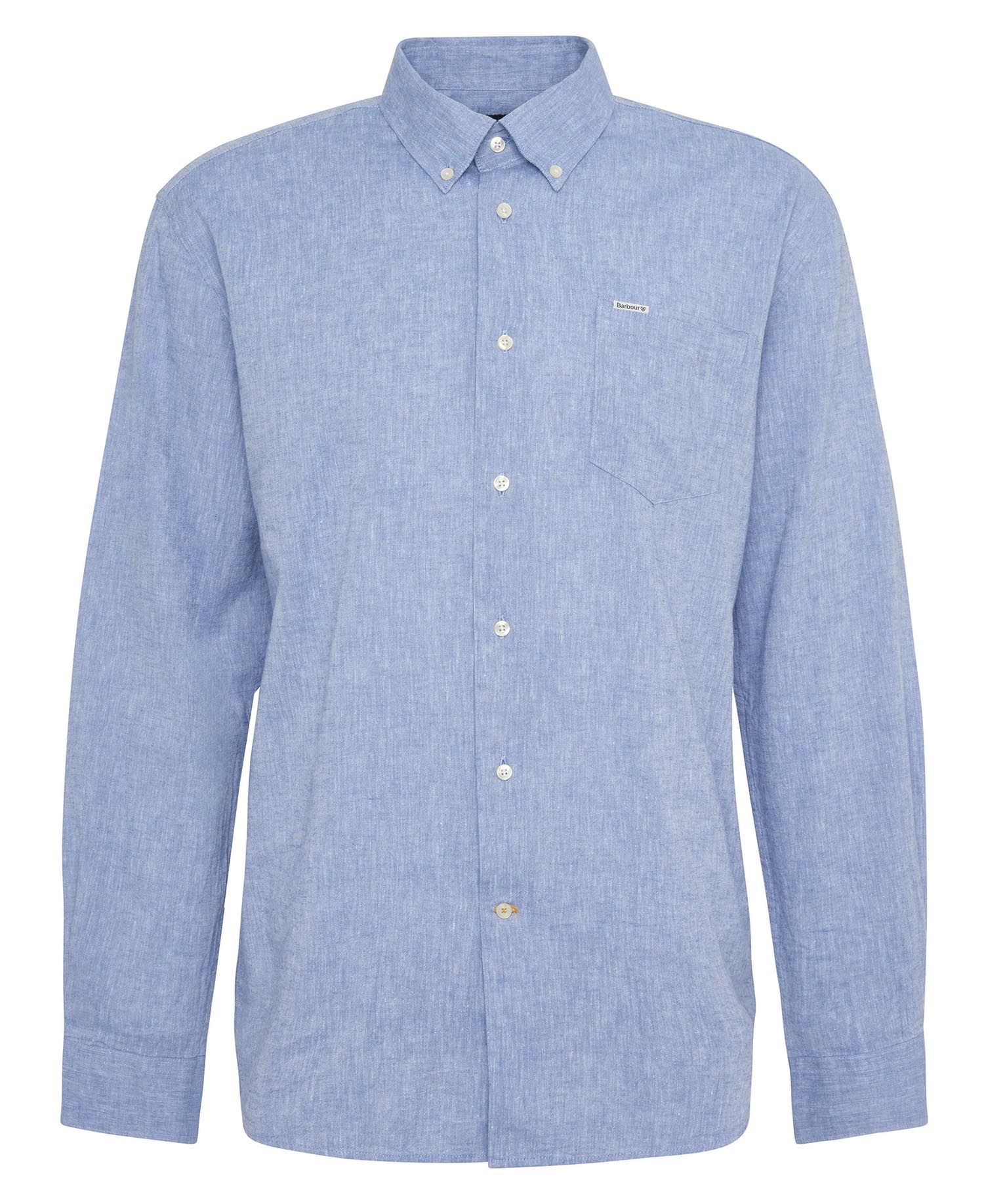 Camicia Nelson a maniche lunghe con vestibilità regular