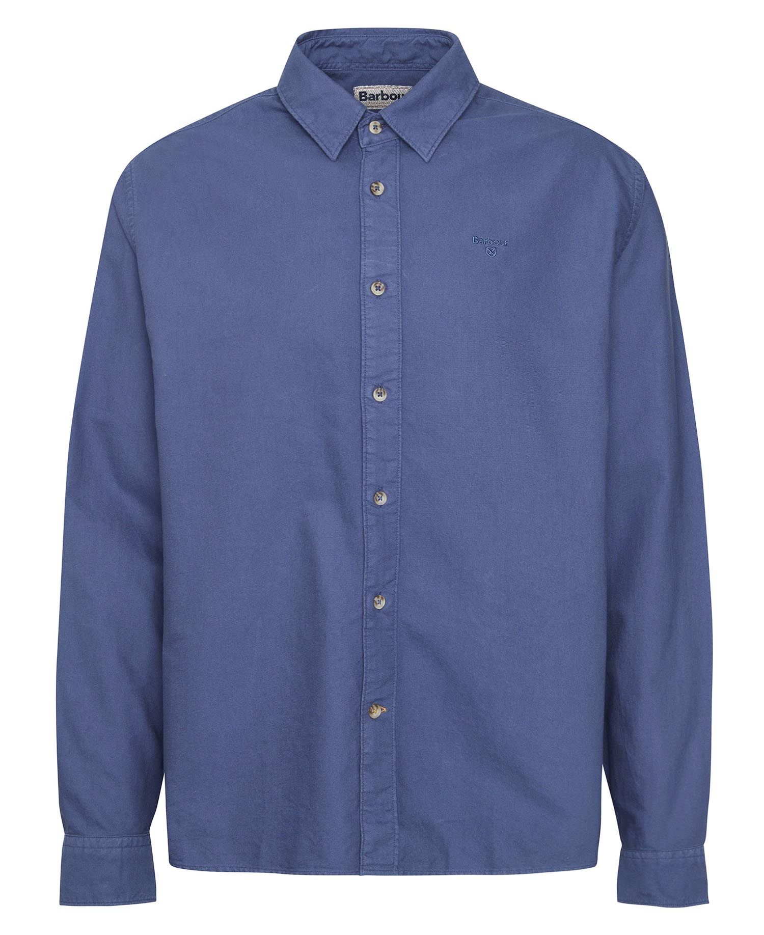 Garment Dyed Oxford Relaxed Long-Sleeved Shirt