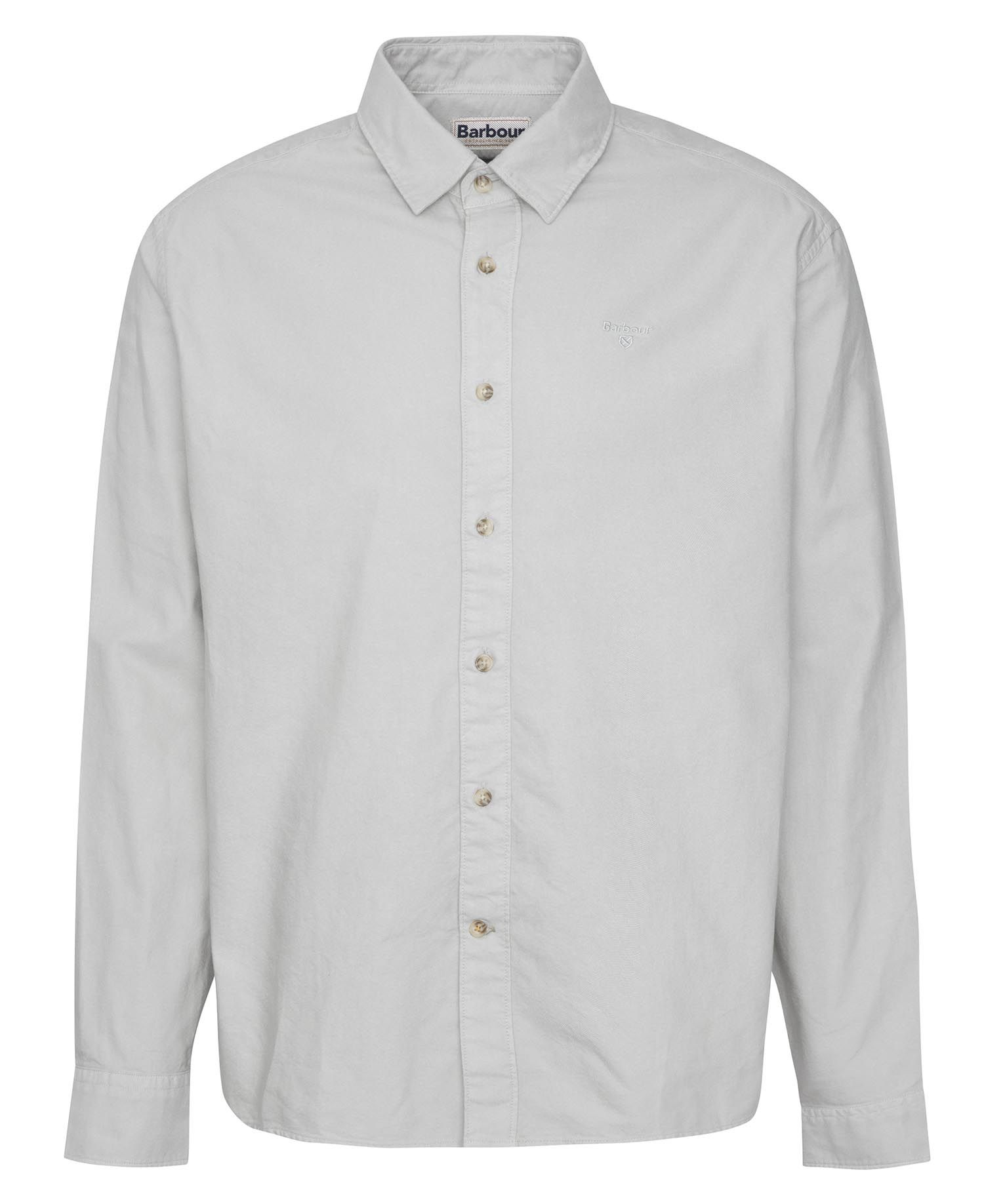 Garment Dyed Oxford Relaxed Long-Sleeved Shirt