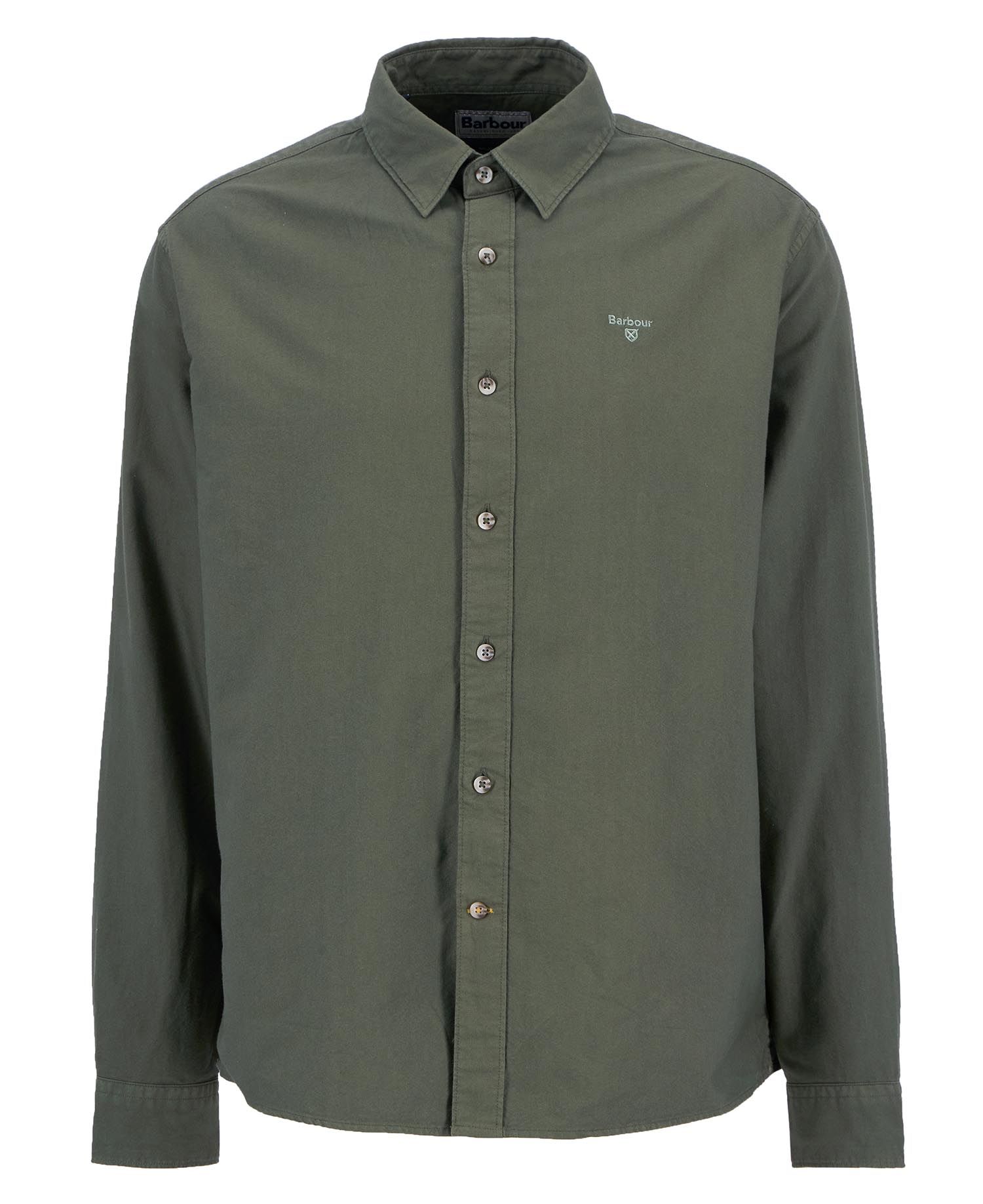 Garment Dyed Oxford Relaxed Long-Sleeved Shirt