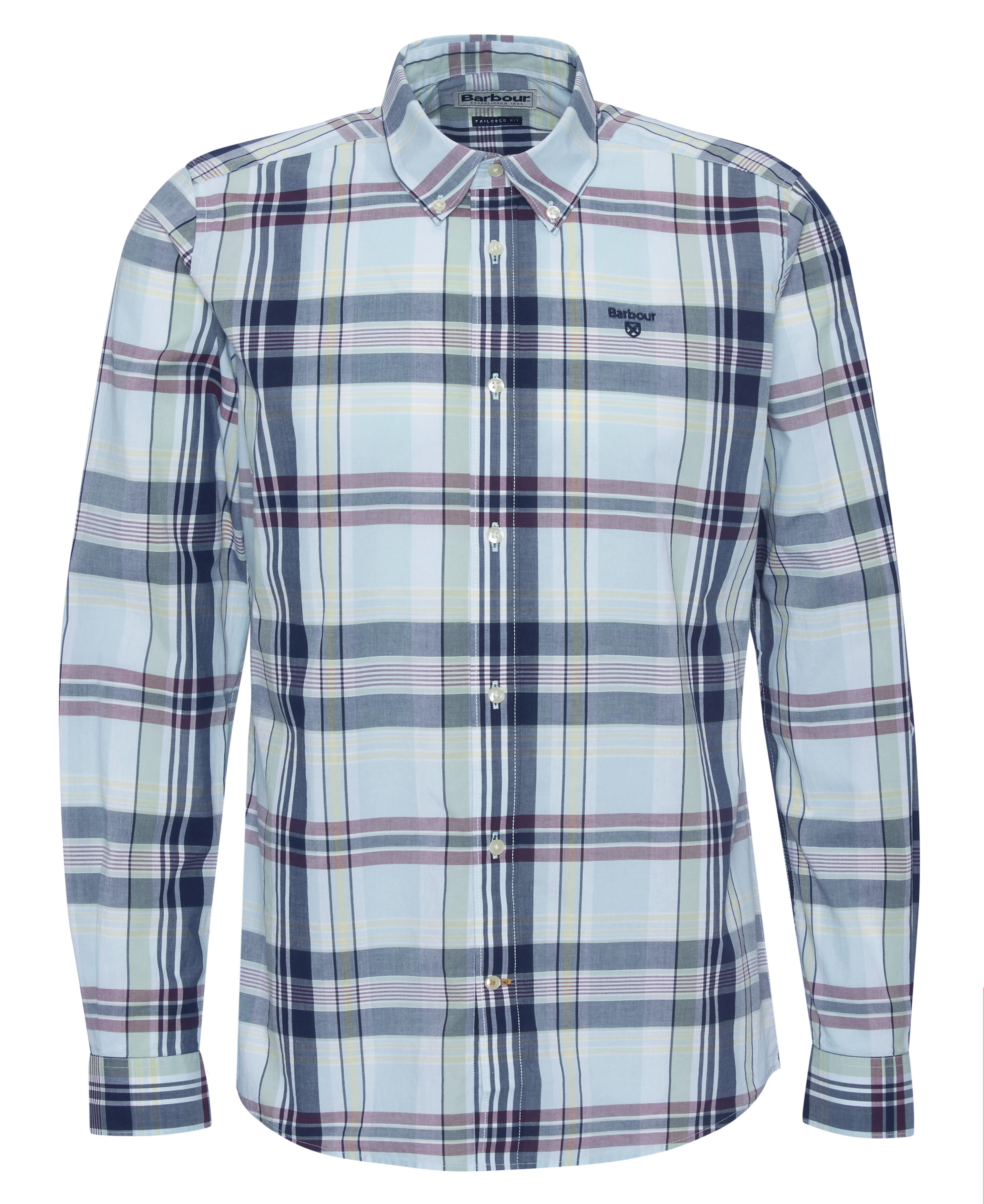 Gabe Checked Tailored Long-Sleeved Shirt