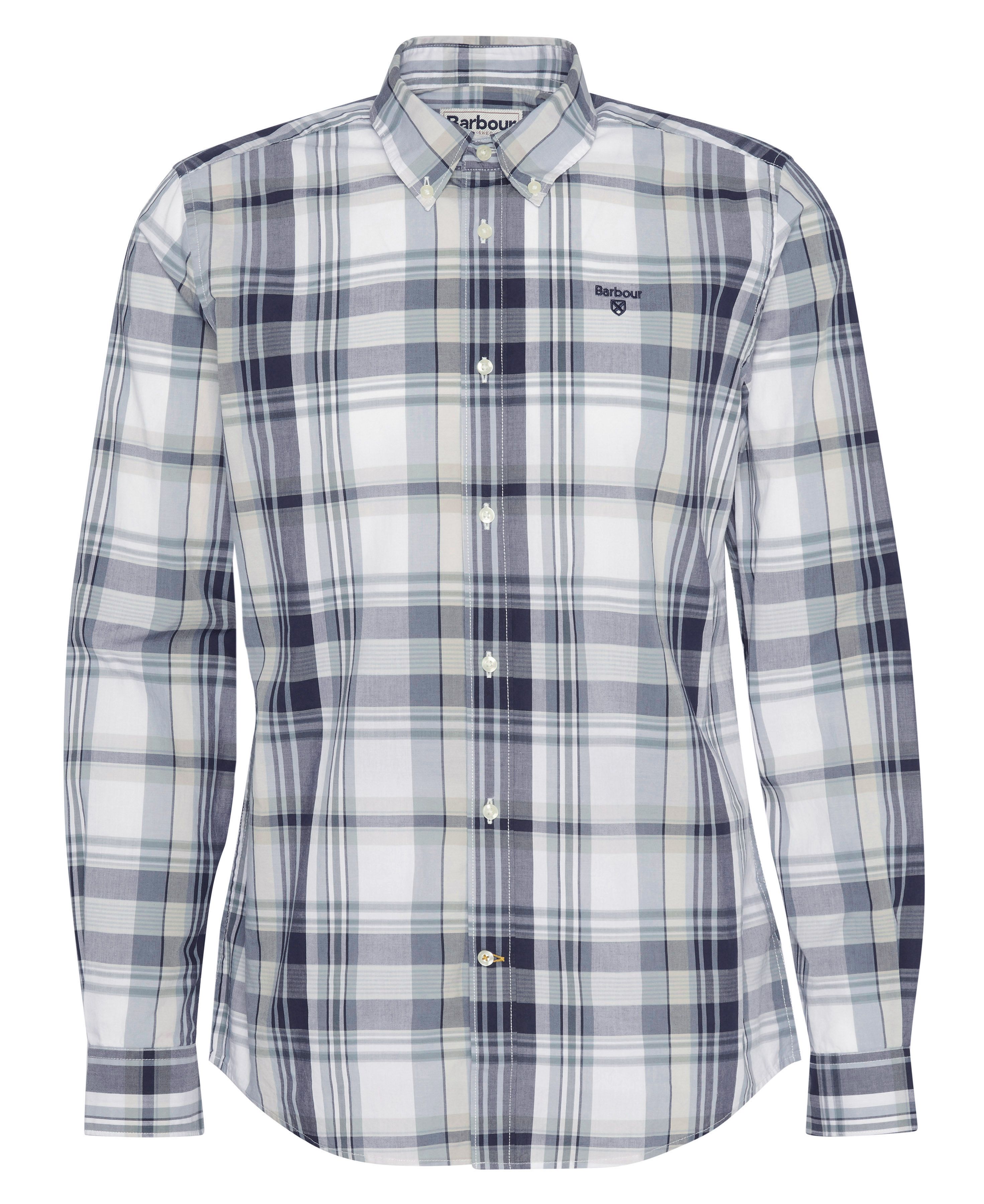 Gabe Checked Tailored Long-Sleeved Shirt