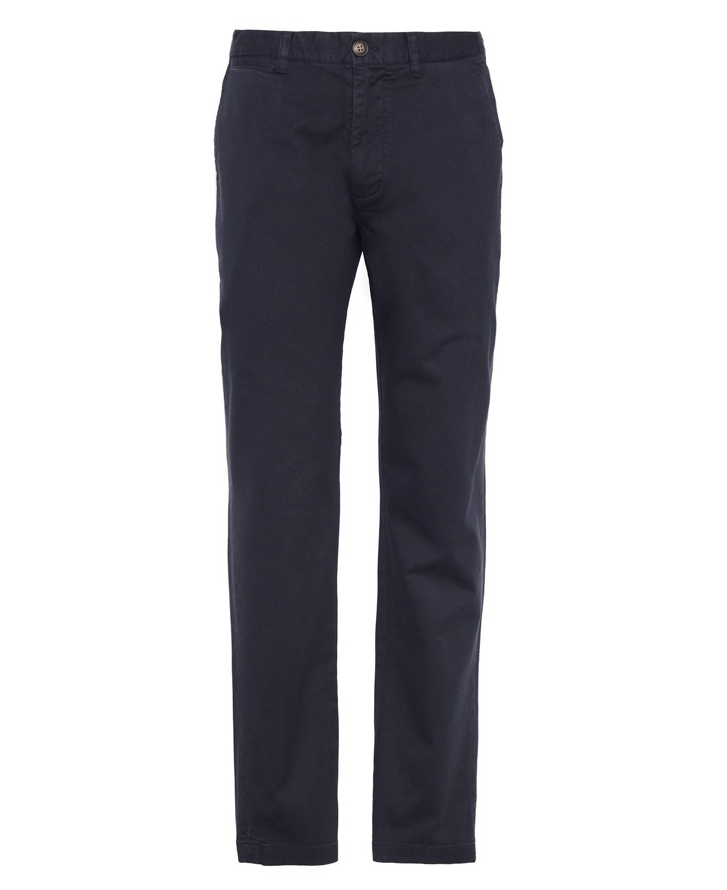 Washed Stretch Tailored Trousers