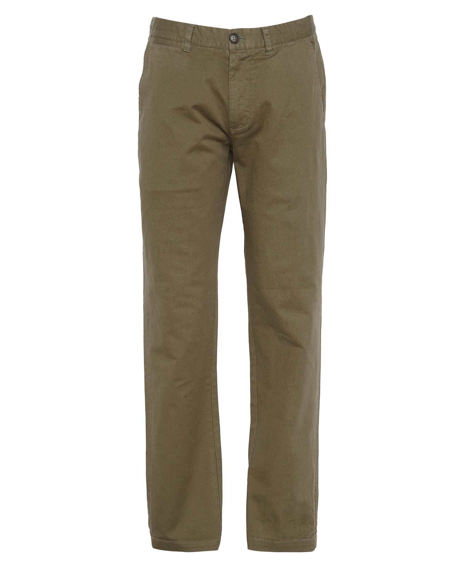 Washed Stretch Tailored Trousers
