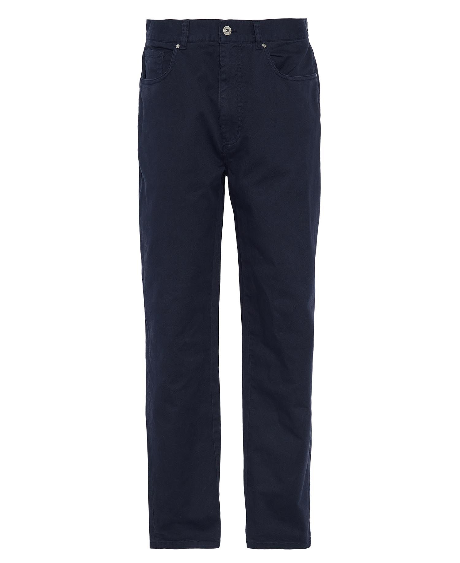 Washed Stretch Regular Trousers