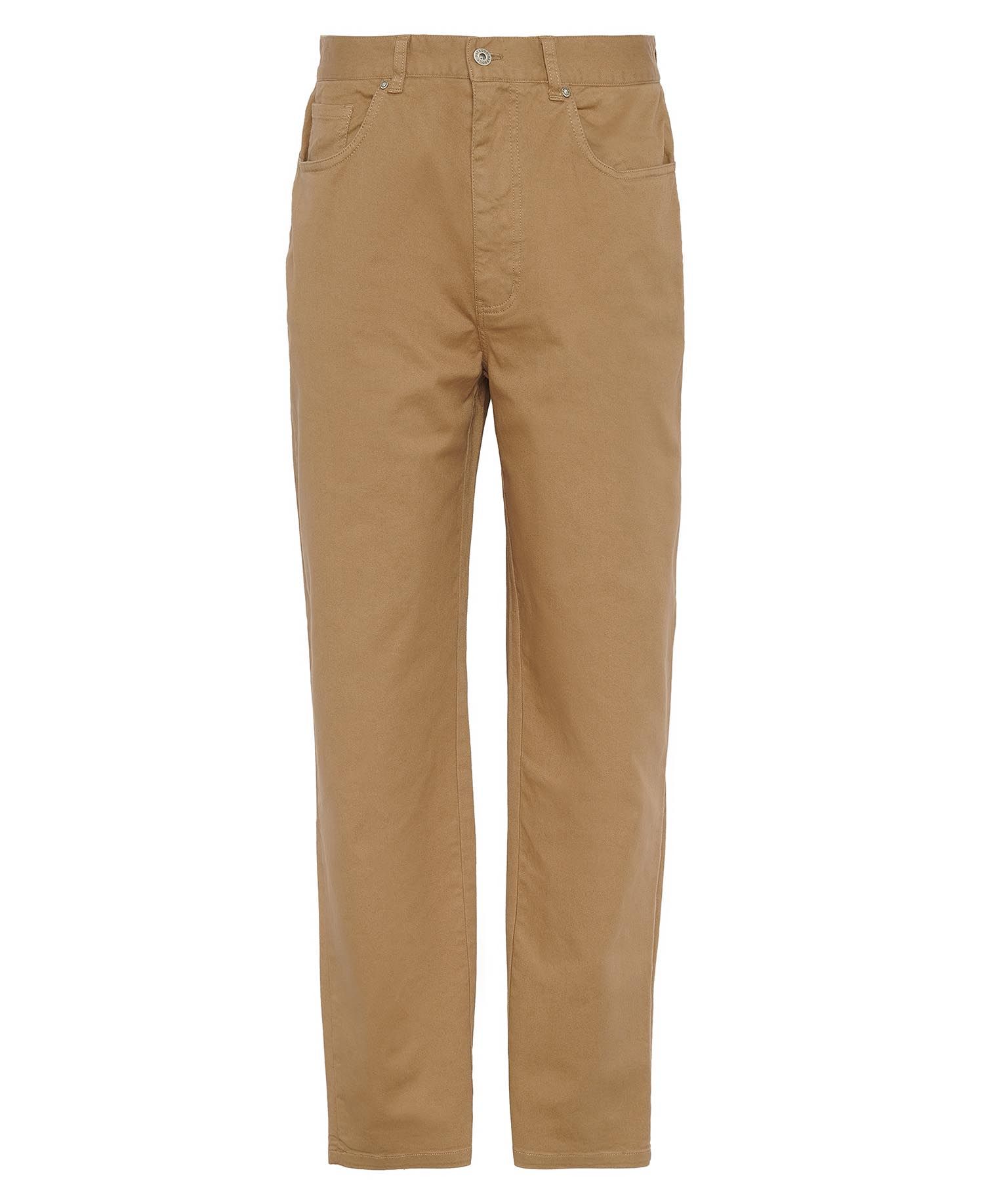 Washed Stretch Regular Trousers