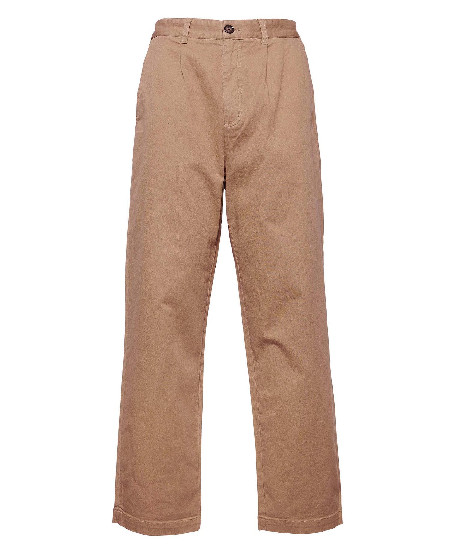 Washed Stretch Relaxed Trousers