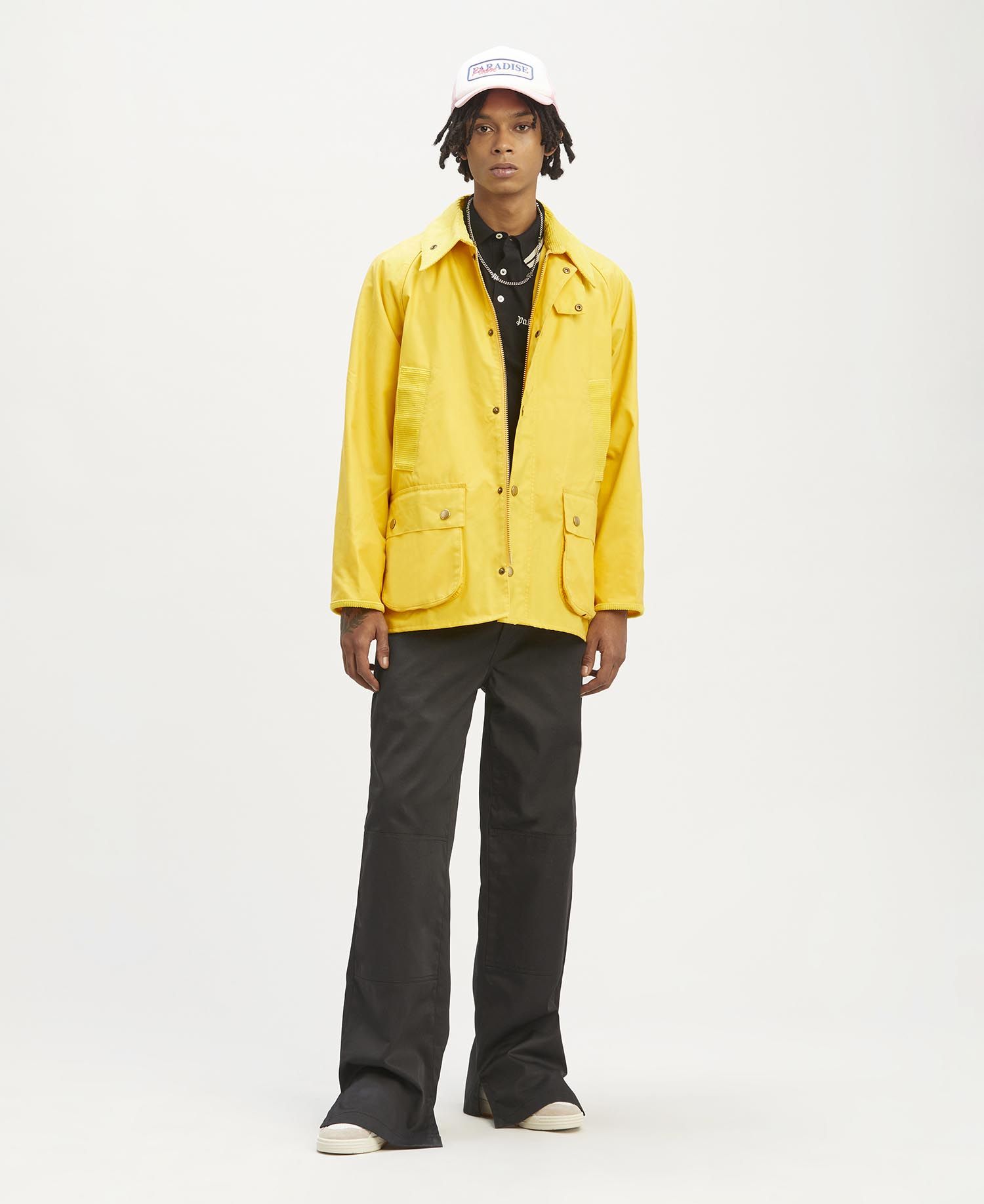 Palm Angels x Barbour Malik Bedale Wax Jacket