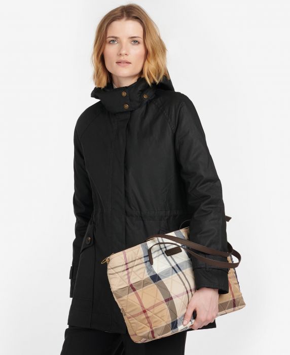 Barbour Wetherham Quilted Tartan Tote