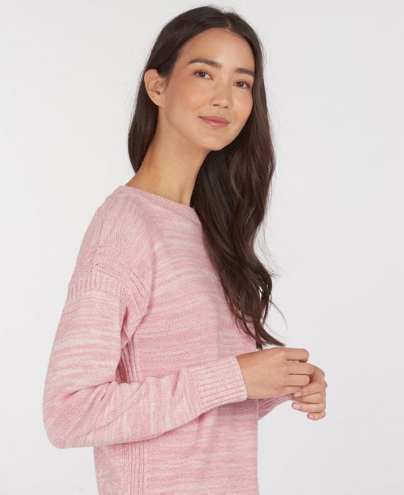pink barbour jumper