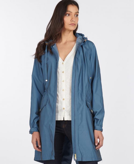 barbour long raincoat