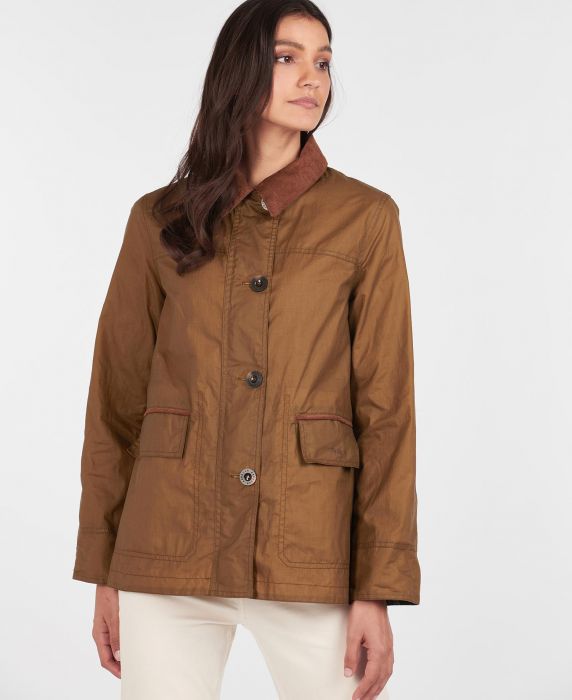 barbour arkaig waxed cotton jacket
