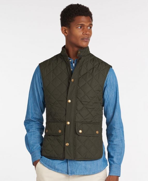 barbour fleece gilet mens