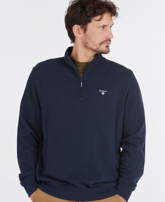 barbour half zip jumper sale