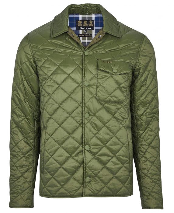 barbour green quilted jacket
