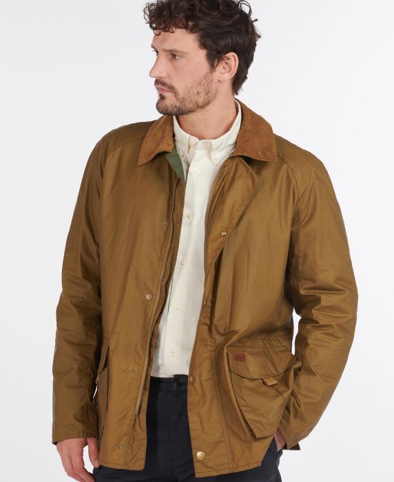 barbour calcite waxed cotton jacket