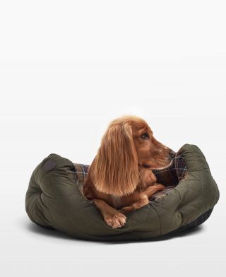 Barbour Quilted Dog Bed 30in