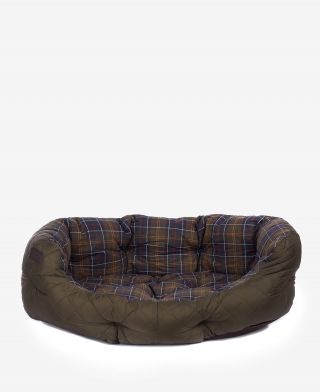 Barbour Quilted Dog Bed 35in