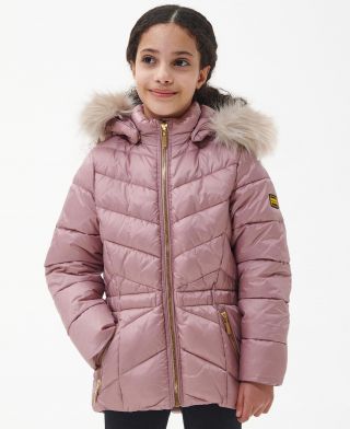 B.Intl Girls' Island Quilted Jacket