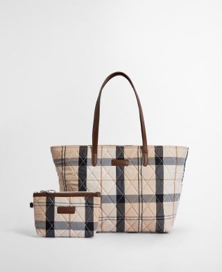 Wetherham Quilted Tartan Tote Bag
