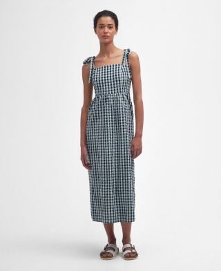 Abigail Gingham Midi Dress