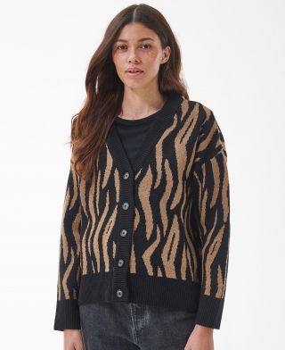 Barbour Cardigan Lichen