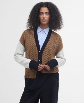 Marcy Cable-Knit Cardigan