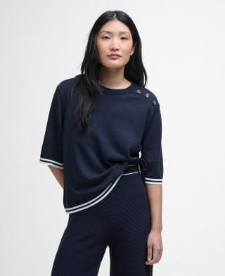 Genevieve Crew Neck Short-Sleeved Jumper