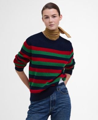 Barbour The Edit by Alexa Pullover Illy Striped Rundhalsausschnitt
