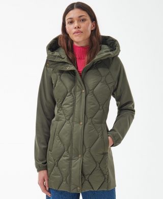 Barbour Breeze Quilted Sweater Jacket