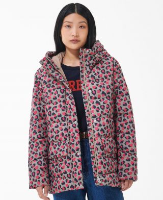Barbour Printed Bracken Quilted Jacket