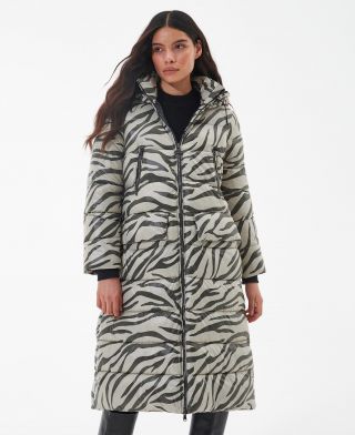 B.Intl Printed London Quilted Jacket
