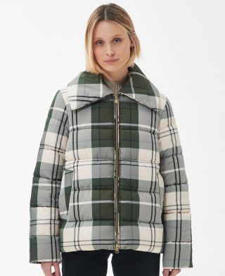 Barbour Steppjacke Tartan Germaine