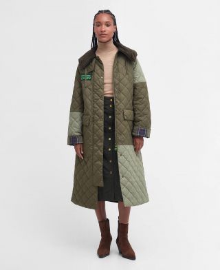 Barbour x GANNI Steppjacke Burghley
