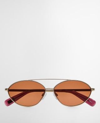 Oval Aviator Sunglasses