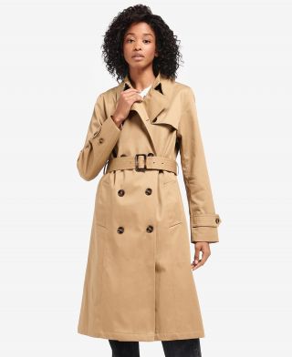 Barbour Greta Showerproof Trench Coat
