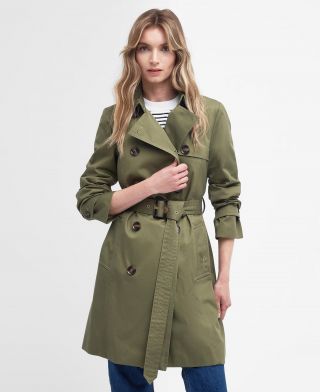 Short Greta Showerproof Trench Coat