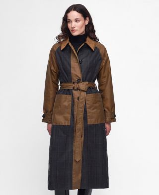 Everly Wax Trench Coat