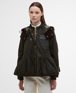 Barbour x ERDEM Wachsjacke Dhalia