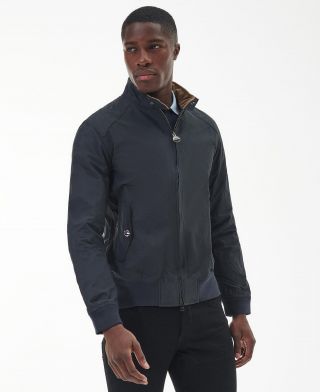 Barbour harlech waterproof jacket hot sale blue