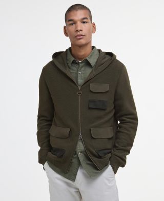 Barbour x TO KI TO Strickjacke Multi-Pocket