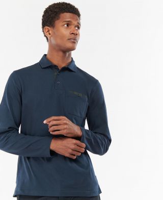 Barbour Long Sleeve Corpatch Polo Shirt
