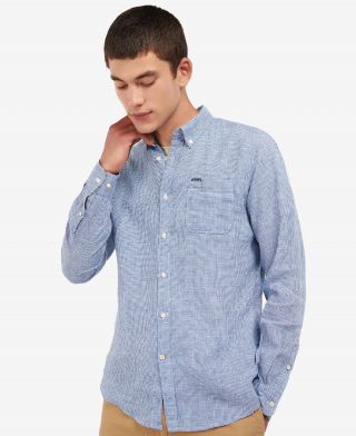 Linton Tailored Long-Sleeved Linen Shirt