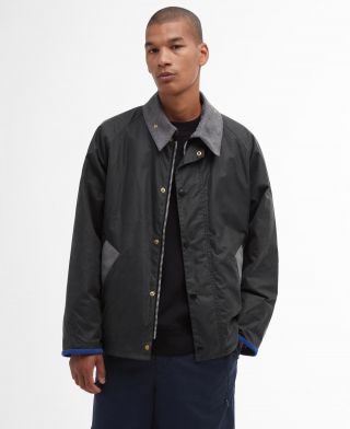 Barbour x Flower Mountain Oversized Transport Waxed Jacket