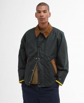 Barbour x Flower Mountain Wachsjacke Oversized Transport