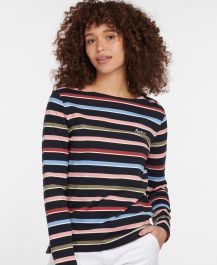 Barbour Hawkins Top in Navy Barbour
