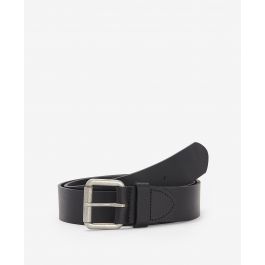 Barbour Matt Leather Belt Black Barbour Belt Barbour